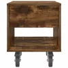 Éjjeli asztal 2 pcs Füstölt tölgy 40,5 x 40 x 48 cm Faanyag