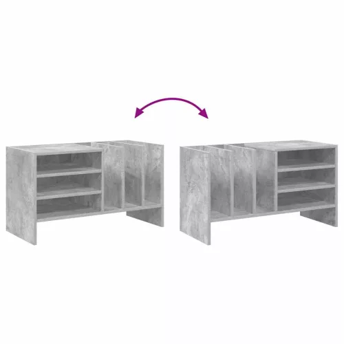  Hanglemez szekrény Beton Szürke 78,5 x 35 x 45 cm Faanyag