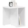  Végasztal 2 pcs Fehér 37 x 32 x 40 cm Faanyag