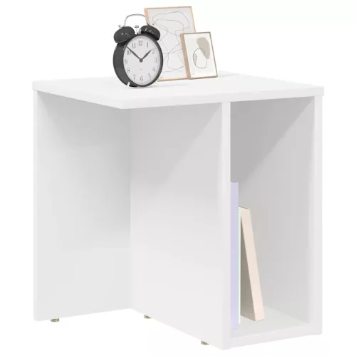  Végasztal 2 pcs Fehér 37 x 32 x 40 cm Faanyag