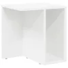  Végasztal 2 pcs Fehér 37 x 32 x 40 cm Faanyag