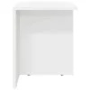  Végasztal 2 pcs Fehér 37 x 32 x 40 cm Faanyag