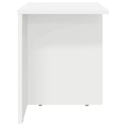  Végasztal 2 pcs Fehér 37 x 32 x 40 cm Faanyag