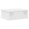  Éjjeli asztal 2 pcs Fehér 40 x 31 x 15 cm Faanyag