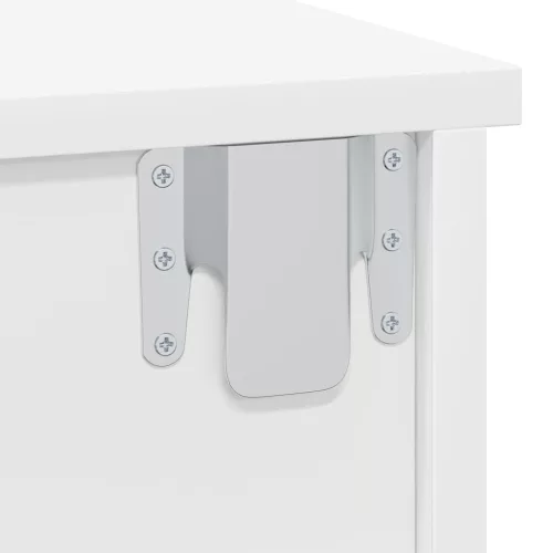  Éjjeli asztal 2 pcs Fehér 40 x 31 x 15 cm Faanyag