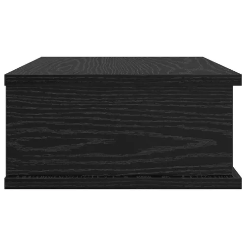  Éjjeli asztal 2 pcs Fekete tölgy 40 x 31 x 15 cm Faanyag