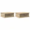  Éjjeli asztal 2 pcs Sonoma tölgy 40 x 31 x 15 cm Faanyag