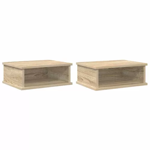  Éjjeli asztal 2 pcs Sonoma tölgy 40 x 31 x 15 cm Faanyag