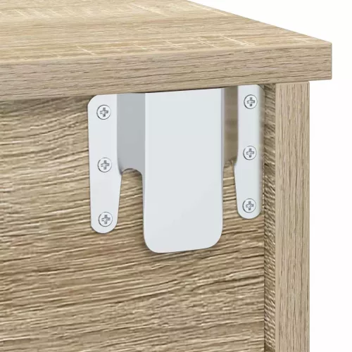  Éjjeli asztal 2 pcs Sonoma tölgy 40 x 31 x 15 cm Faanyag