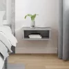  Éjjeli asztal Beton Szürke 40 x 31 x 15 cm Faanyag