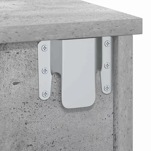  Éjjeli asztal Beton Szürke 40 x 31 x 15 cm Faanyag