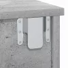  Éjjeli asztal 2 pcs Beton Szürke 40 x 31 x 15 cm Faanyag