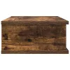  Éjjeli asztal 2 pcs Füstölt tölgy 40 x 31 x 15 cm Faanyag