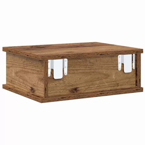  Éjjeli asztal 2 pcs Öreg fa 40 x 31 x 15 cm Faanyag