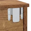  Éjjeli asztal 2 pcs Öreg fa 40 x 31 x 15 cm Faanyag