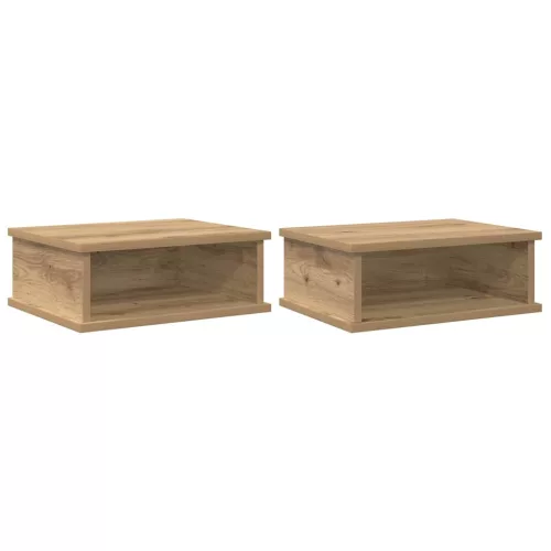  Éjjeli asztal 2 pcs Artisan tölgy 40 x 31 x 15 cm Faanyag