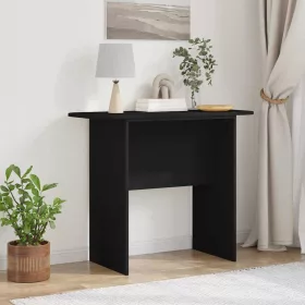  Konzolasztal Fekete 93 x 40 x 75 cm Faanyag