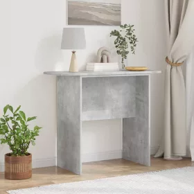 Konzolasztal Beton Szürke 93 x 40 x 75 cm Faanyag