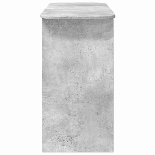  Konzolasztal Beton Szürke 93 x 40 x 75 cm Faanyag