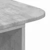  Konzolasztal Beton Szürke 93 x 40 x 75 cm Faanyag
