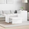  Konzolasztal Fehér 80 x 50 x 225 cm Faanyag