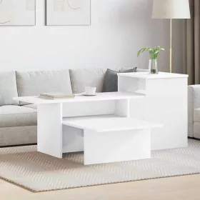  Konzolasztal Fehér 80 x 50 x 225 cm Faanyag