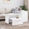  Konzolasztal Fehér 80 x 50 x 225 cm Faanyag