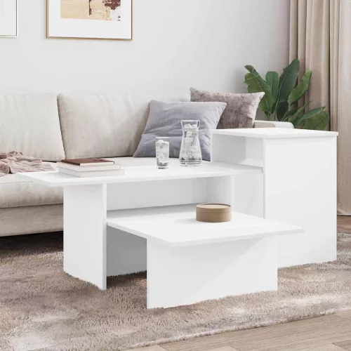  Konzolasztal Fehér 80 x 50 x 225 cm Faanyag