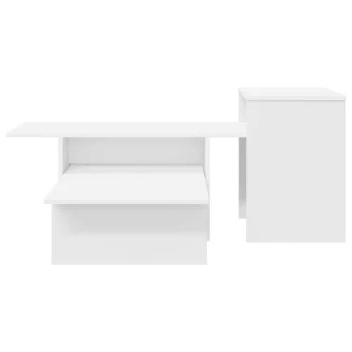 Konzolasztal Fehér 80 x 50 x 225 cm Faanyag