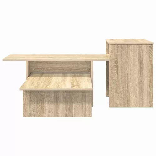  Konzolasztal Sonoma tölgy 80 x 50 x 225 cm Faanyag