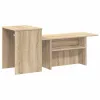  Konzolasztal Sonoma tölgy 80 x 50 x 225 cm Faanyag