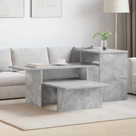  Konzolasztal Beton Szürke 80 x 50 x 225 cm Faanyag