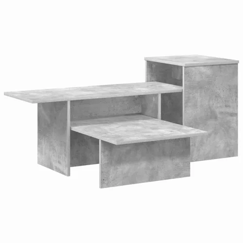  Konzolasztal Beton Szürke 80 x 50 x 225 cm Faanyag