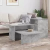  Konzolasztal Beton Szürke 80 x 50 x 225 cm Faanyag