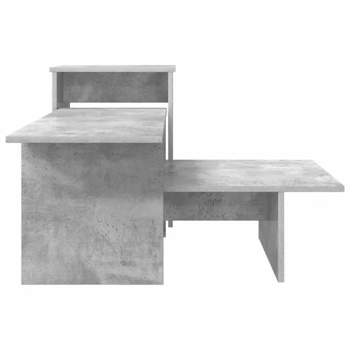  Konzolasztal Beton Szürke 80 x 50 x 225 cm Faanyag