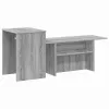  Konzolasztal Szürke Sonoma 80 x 50 x 225 cm Faanyag