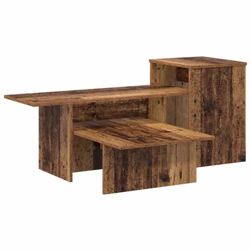 Konzolasztal Öreg fa 80 x 50 x 225 cm Faanyag