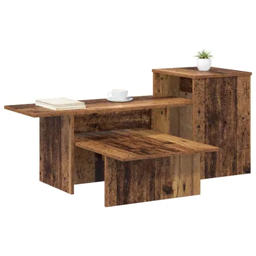  Konzolasztal Öreg fa 80 x 50 x 225 cm Faanyag