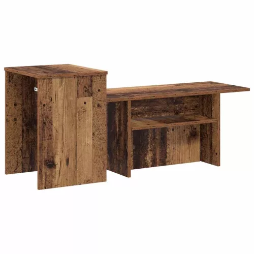  Konzolasztal Öreg fa 80 x 50 x 225 cm Faanyag