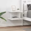  Éjjeli asztal 2 pcs Fehér 40 x 30 x 25 cm Faanyag