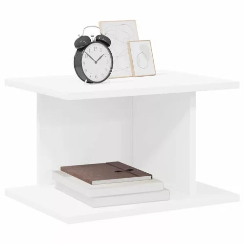  Éjjeli asztal 2 pcs Fehér 40 x 30 x 25 cm Faanyag