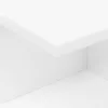  Éjjeli asztal 2 pcs Fehér 40 x 30 x 25 cm Faanyag