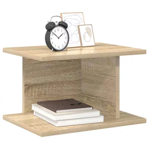  Éjjeli asztal 2 pcs Sonoma tölgy 40 x 30 x 25 cm Faanyag