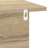  Éjjeli asztal 2 pcs Sonoma tölgy 40 x 30 x 25 cm Faanyag