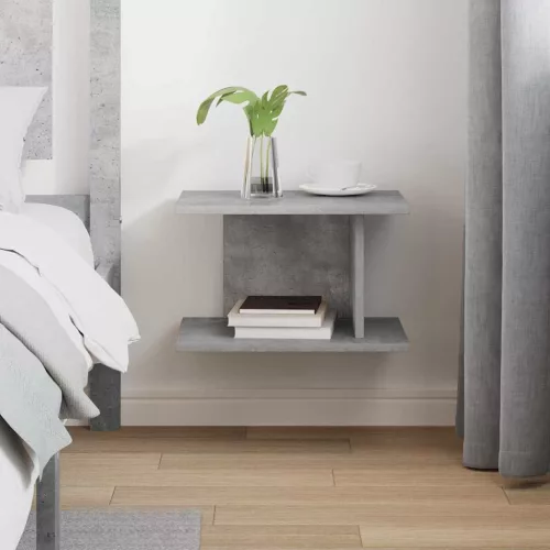  Éjjeli asztal Beton Szürke 40 x 30 x 25 cm Faanyag