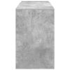  Asztal Beton Szürke 109 x 50 x 78 cm Faanyag
