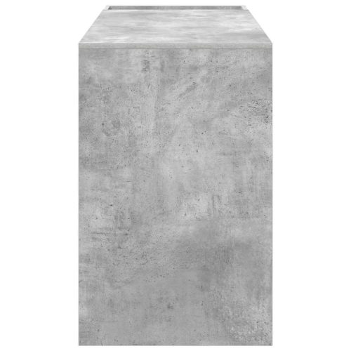  Asztal Beton Szürke 109 x 50 x 78 cm Faanyag