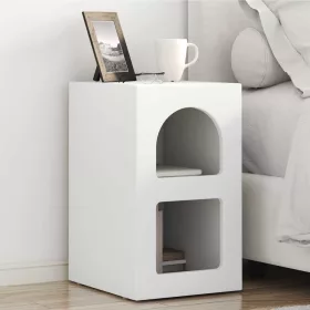  Éjjeli asztal 2 pcs Fehér 29.5 x 35 x 50 cm Faanyag