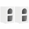  Éjjeli asztal 2 pcs Fehér 29.5 x 35 x 50 cm Faanyag