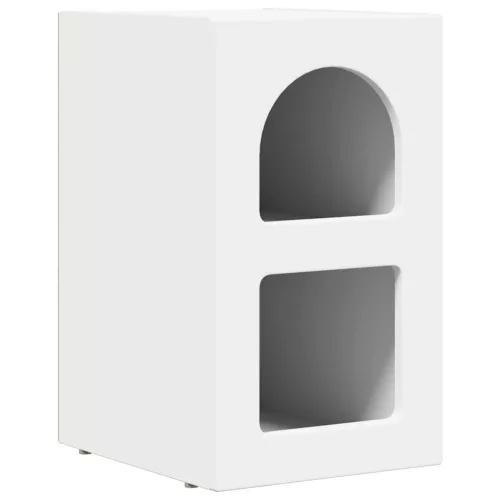  Éjjeli asztal 2 pcs Fehér 29.5 x 35 x 50 cm Faanyag